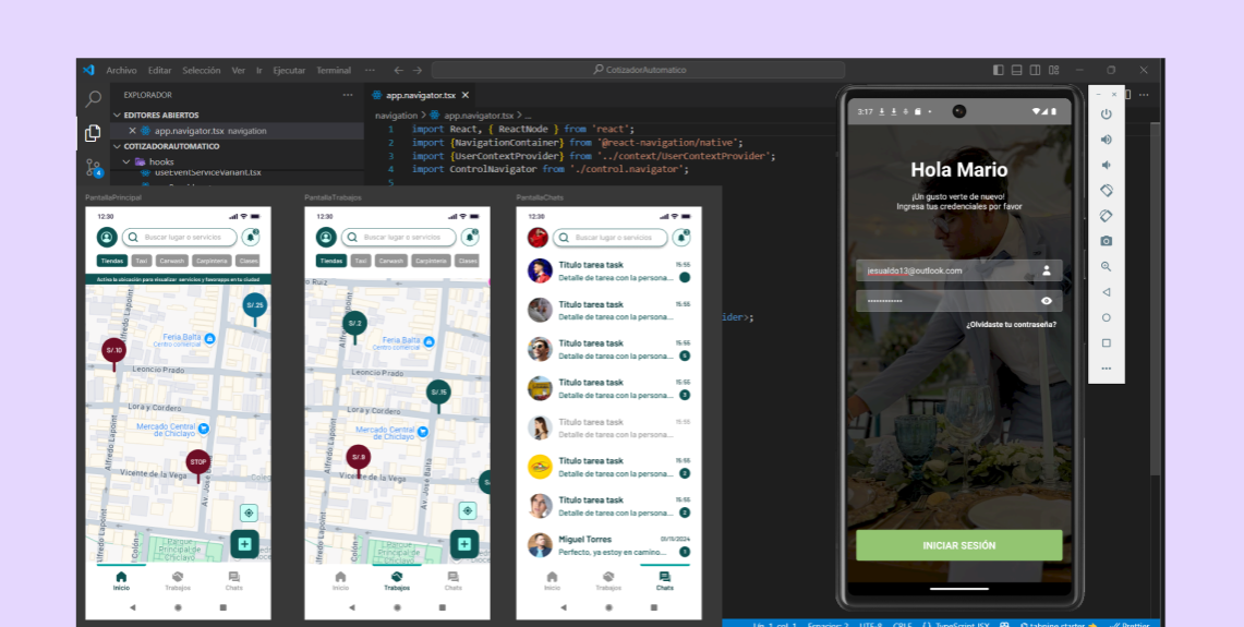 App Móvil iOS/Android